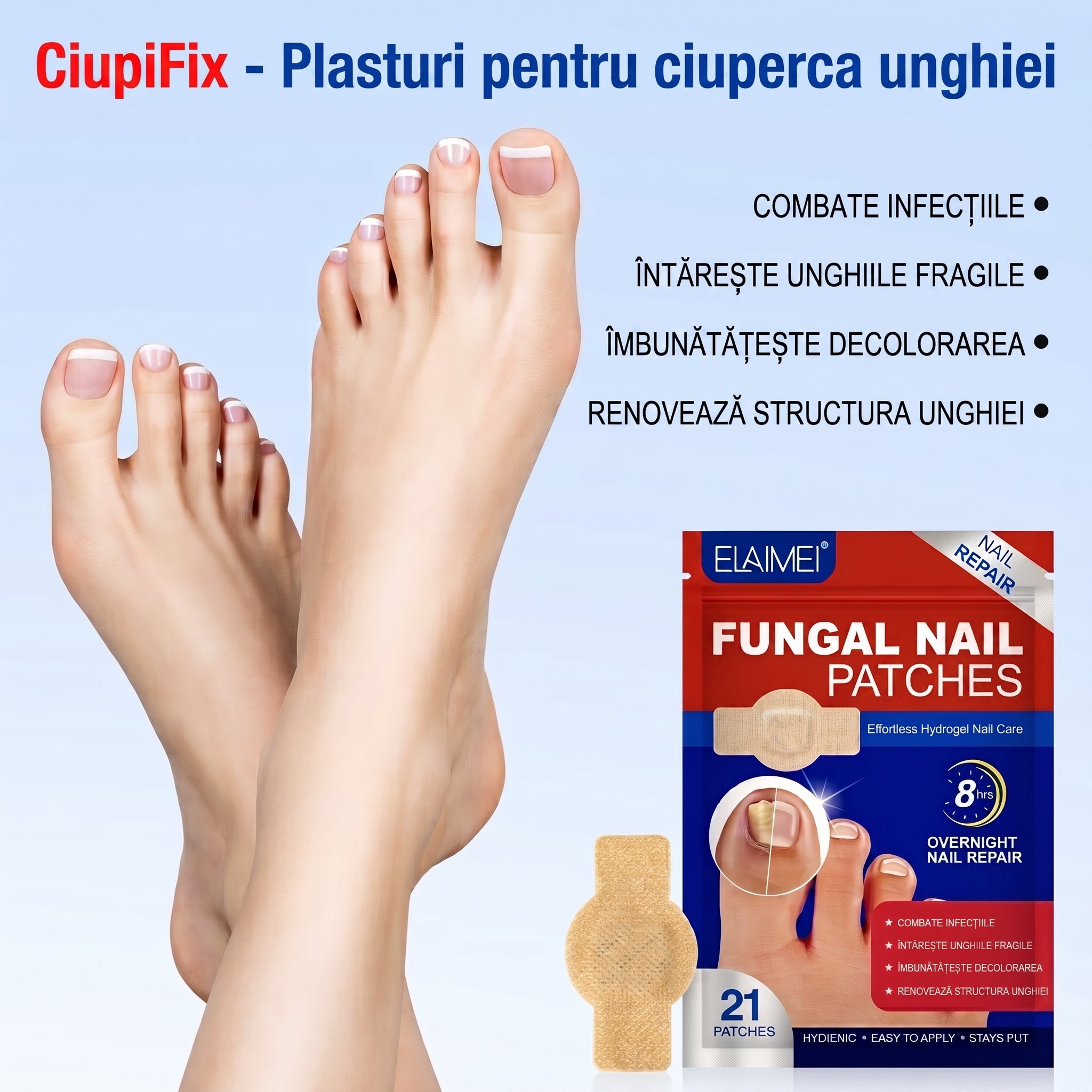CiupiFix - Plasturi Anti Ciuperca